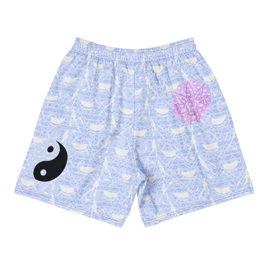 'Happy KillMore’ Athletic Shorts (Ice Blue)