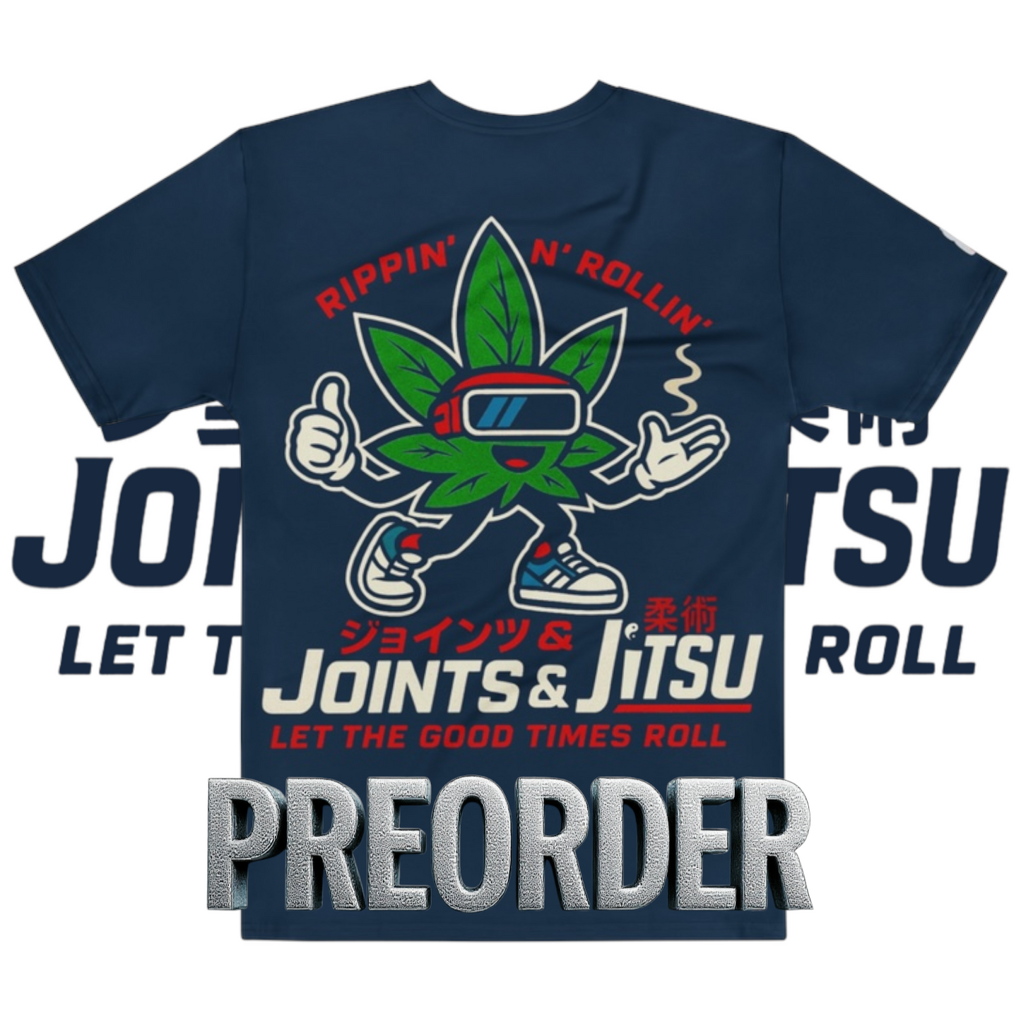 Weedy Good-Times ‘Premium’ Graphic Tee (Navy) *PREORDER*