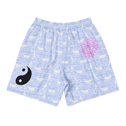 'Happy KillMore’ Athletic Shorts (Ice Blue)