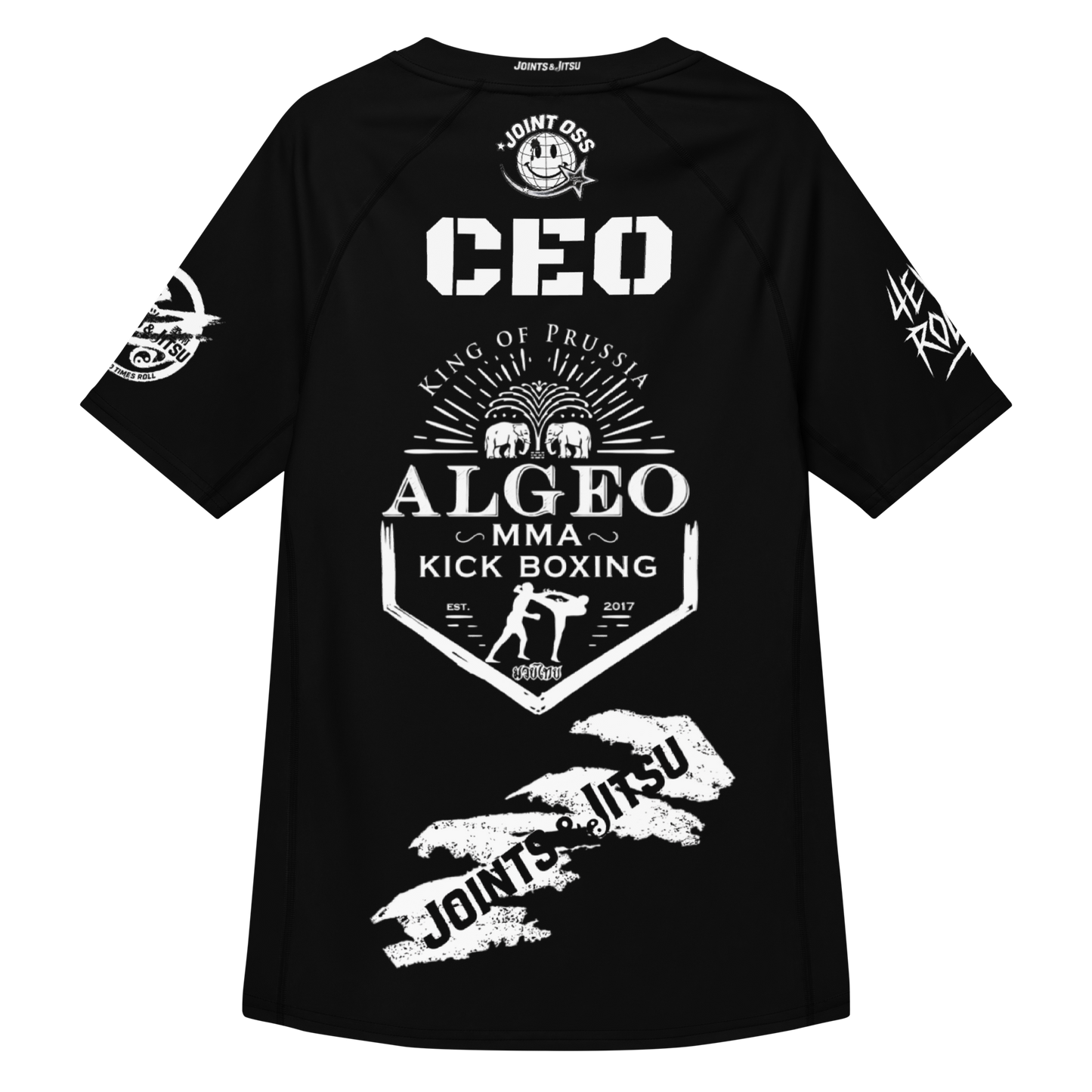 Algeo X Joints Rashguard - Black