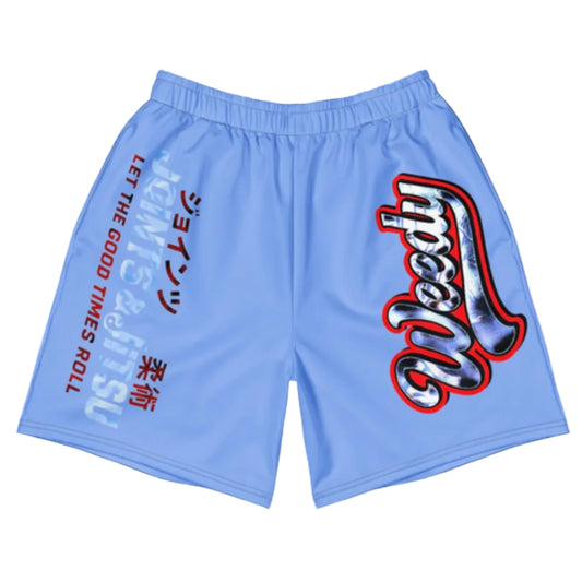 ‘Blue’n’Boogie’ Jitsu Shorts