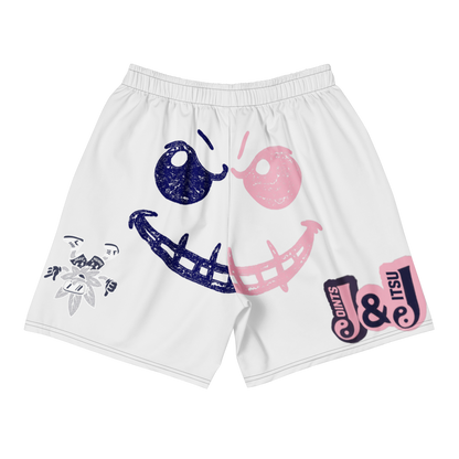 ‘WHITE E’ Joints & Jitsu Athletic Shorts