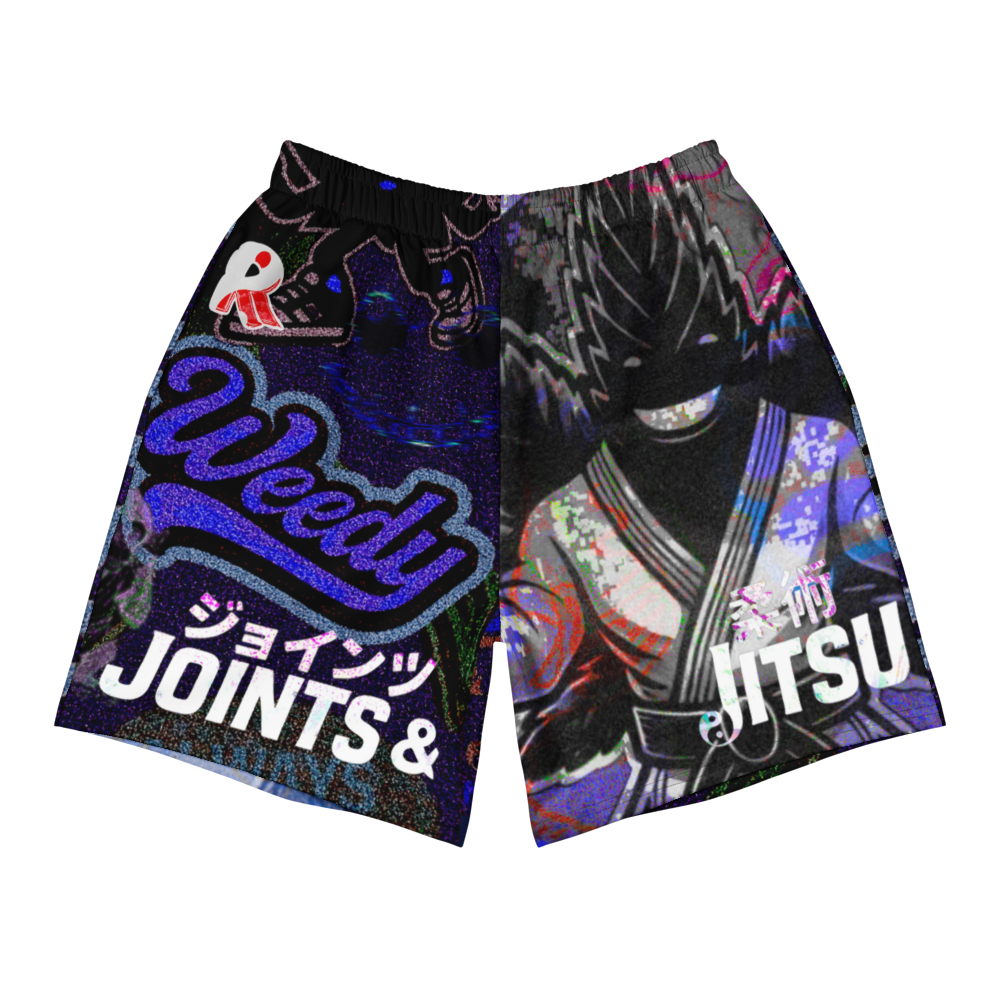 ‘Boogie ON Weedy OFF’ Joints & Jitsu Athletic Shorts