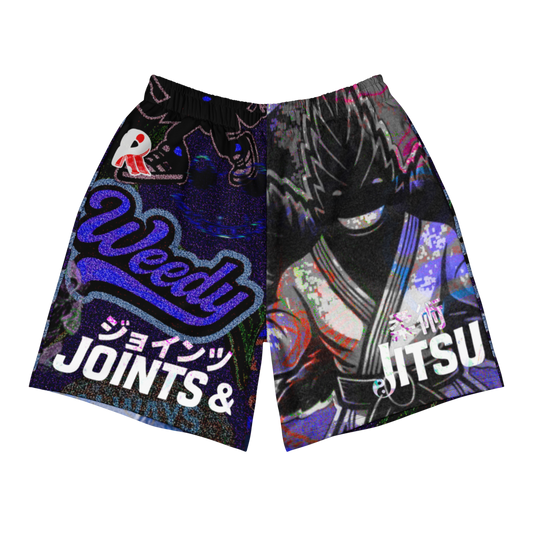 ‘Boogie ON Weedy OFF’ Joints & Jitsu Athletic Shorts