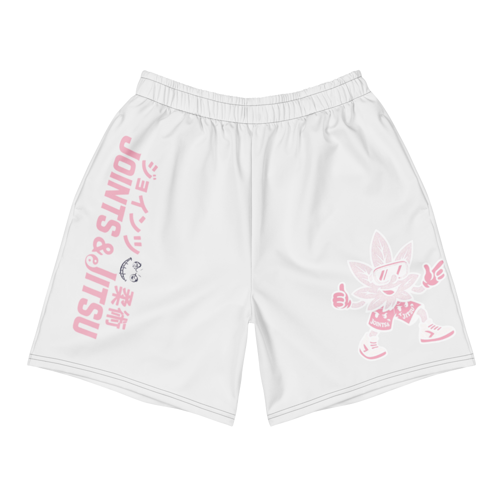 ‘WHITE E’ Joints & Jitsu Athletic Shorts