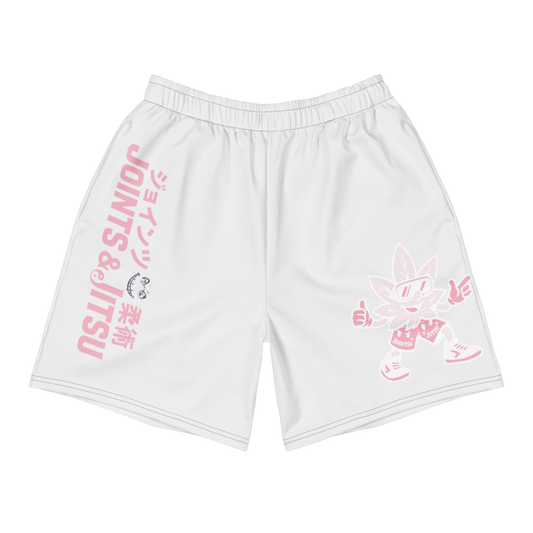 ‘WHITE E’ Joints & Jitsu Athletic Shorts